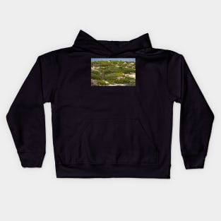 Family day at the beach Kids Hoodie